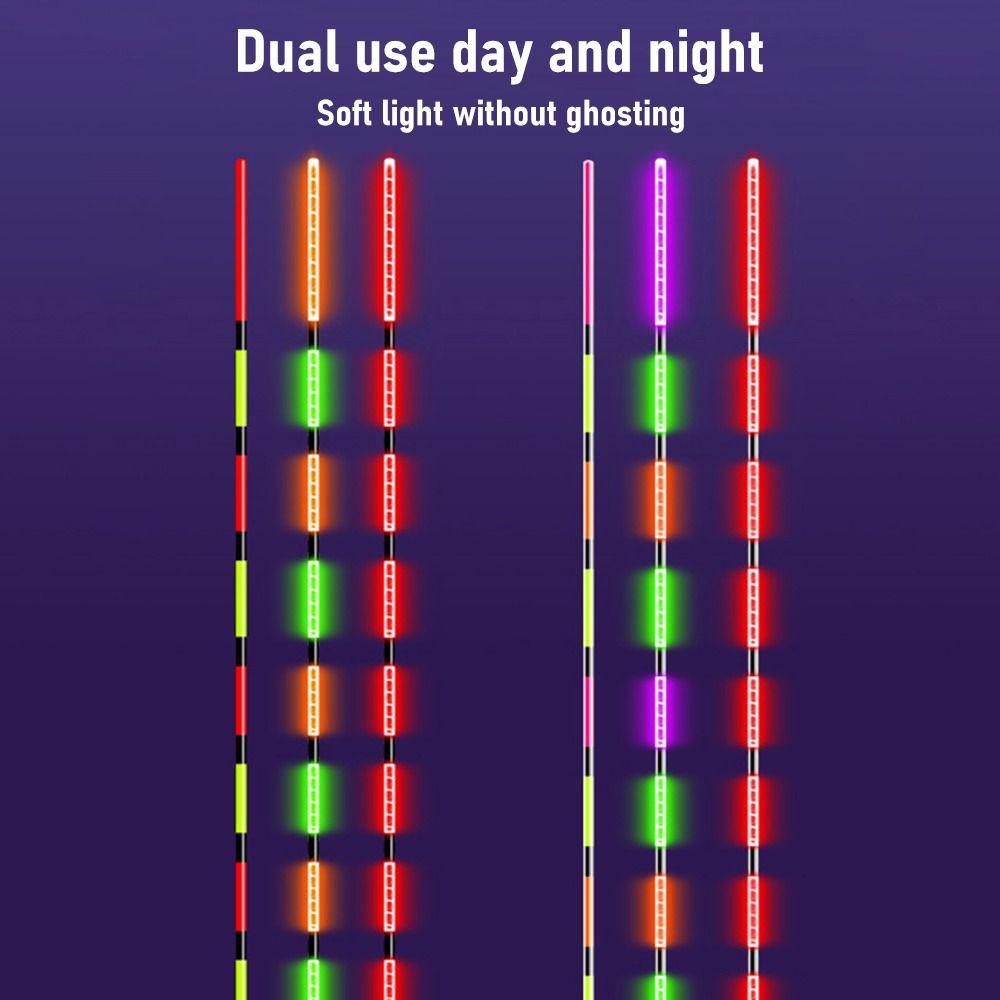 2 шт. Индикатор Электронный рыболовный поплавок Буй Поклевка Скальная рыбалка Поплавки Светящийся поплавок Длинный хвост