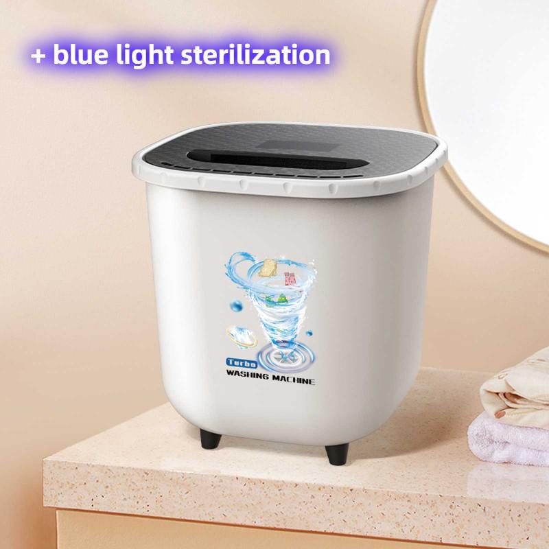 Мини-стиральная машина с прямым и обратным вращением, портативная стиральная машина с автоматическим отключением питания, турбо-стиральная машина