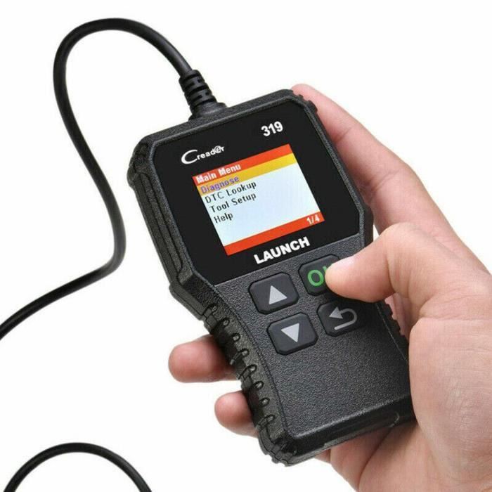 Outil de diagnostic automatique du lecteur de code OBD2 EOBD de lecteur de défaut de scanner de voiture