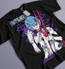 Unisex Neon Genesis Evangelion NERV Rei Ayanami Anime Black Shirt Men Gifts