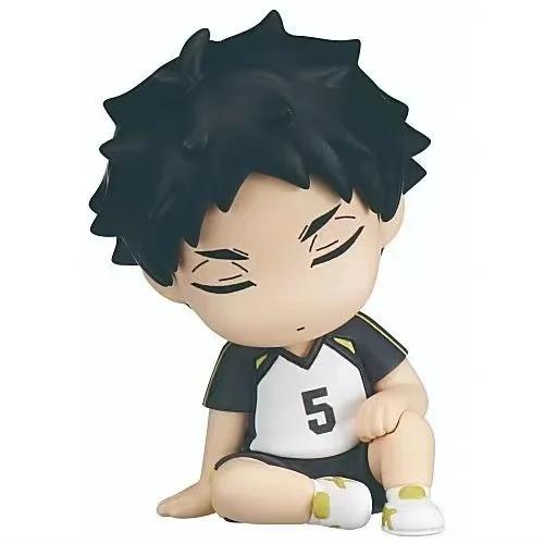 Genuine Gacha Haikyuu Shoulder To Shoulder Sitting Figure Shoyo Hinata Tobio Kageyama Action Figure Toys