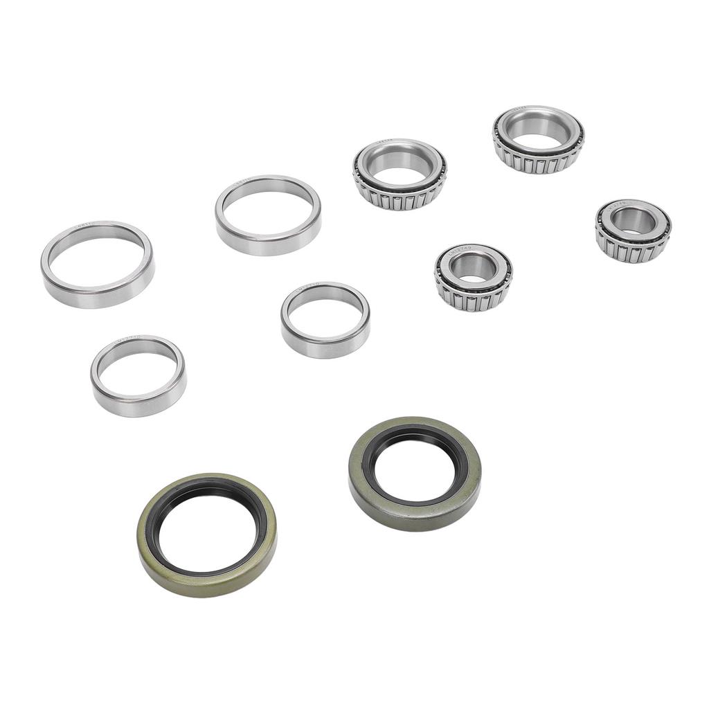 10 шт. L68149 LM12749 Комплект подшипников ступицы колеса оси прицепа сплав надежная поддержка снижение трения для 1 1 16-дюймового прицепа