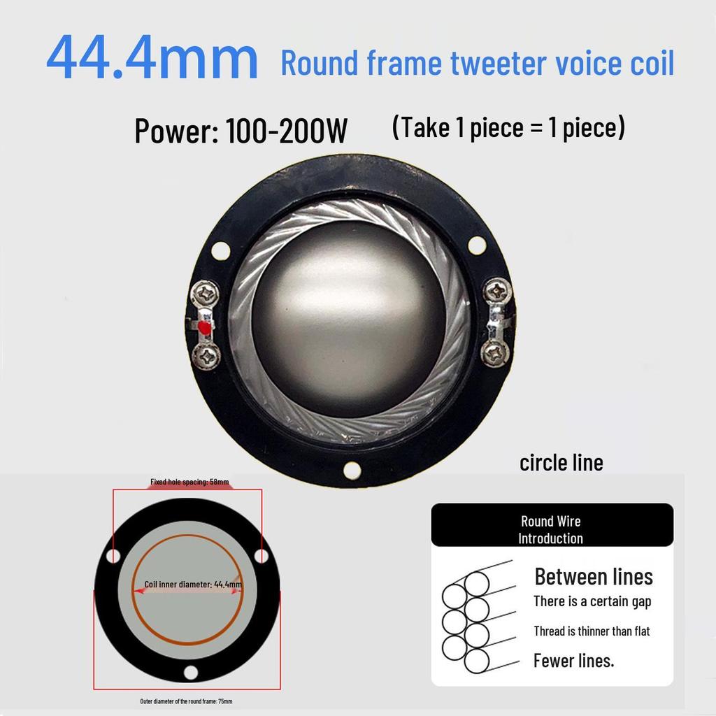 Ремонтные детали для диафрагмы высокочастотного динамика: 25-75 Жила Круглая Плоская Проволока