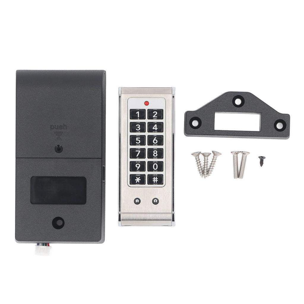 Electronic Cabinet Lock Stainless Steel Electronic Password Cabinet Lock for Sauna Bathroom File