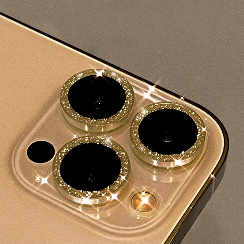 Роскошное защитное стекло для объектива камеры Diamond для iPhone 16 15 14 Plus 13 12 Mini 11 Pro Max, цветная металлическая защитная пленка для объектива
