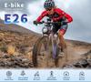 DUOTTS Электровелосипед E26: Дальность действия 120 км, крутящий момент 80 Нм, рама из сплава 26 дюймов, водонепроницаемость IPX4, регулируемая скорость