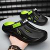 2025 Men's Outdoor Sandals Slippers Beach Comfortable Slides Thick Sole Outdoor Clogs Men Casual Garden Shoes Men Beach Sandals