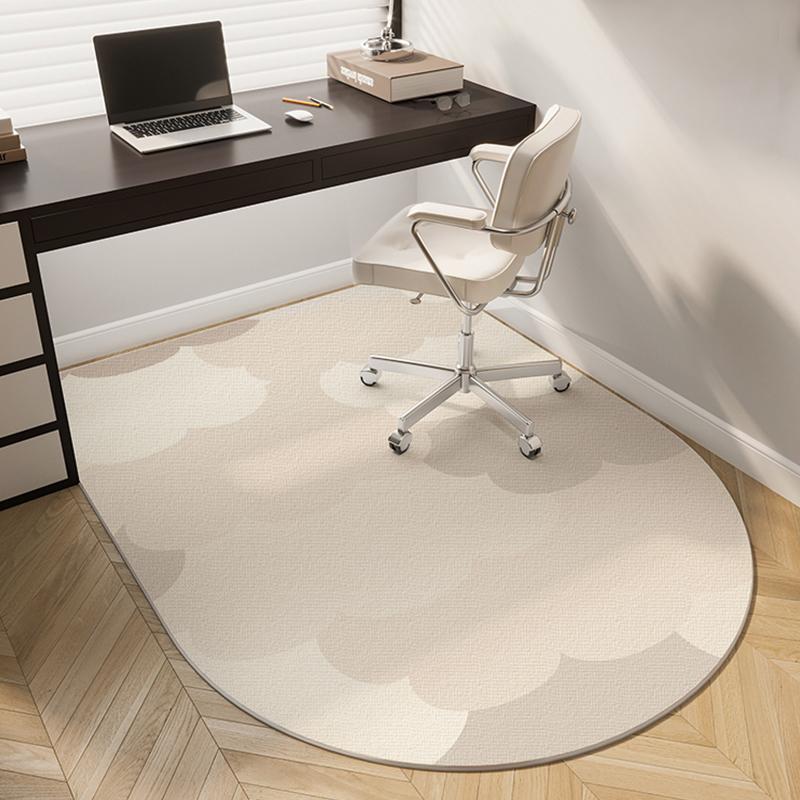 Vintage-Style Study Swivel Chair Carpet with Soundproofing and Anti-Slip Mat Office Gaming Room Rug Home Decor