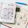 Набор наклеек Hobonichi Techo ONE PIECE Magazine (Прозрачные и бумажные листы)