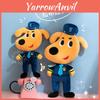 Шериф Лабрадор Плюшевая игрушка Милое и мягкое чучело животного для детей Высота 35 см Наполнитель из ПП хлопка