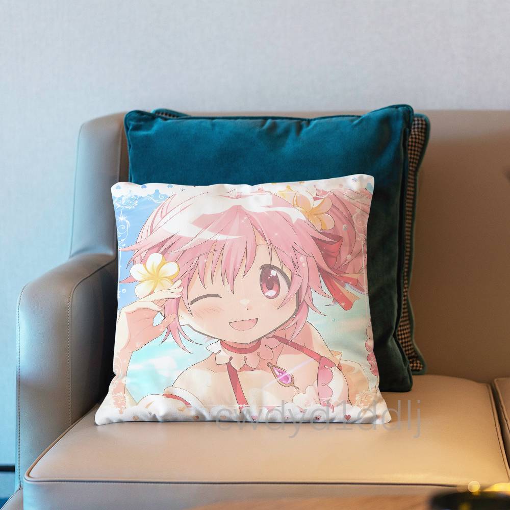 Новые Наволочки Puella Magi MMadoka Magica Милые Забавные Наволочки Для Свадебной Вечеринки Домашний Декор Удобный Чехол На Подушку