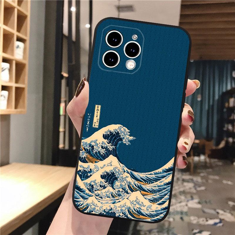 Чехол для телефона Great Blue Wave Ocean для iPhone Samsung Galaxy Redmi Xiaomi Oppo OnePlus Note SA 7 8 9 10 11 12 13 14 20 21 22 23 53 54 Pro Max Ultra