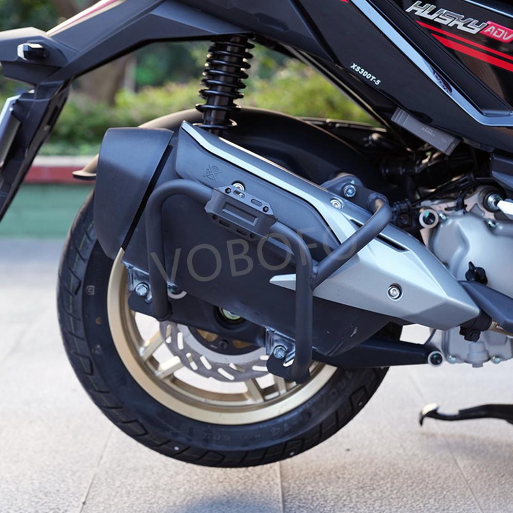 Fit for SYM Husky ADV 300 ADX 300 ADX300 Motorcycle Exhaust Pipe Protection Bar Modification Muffler Bumper Anti Drop Bar