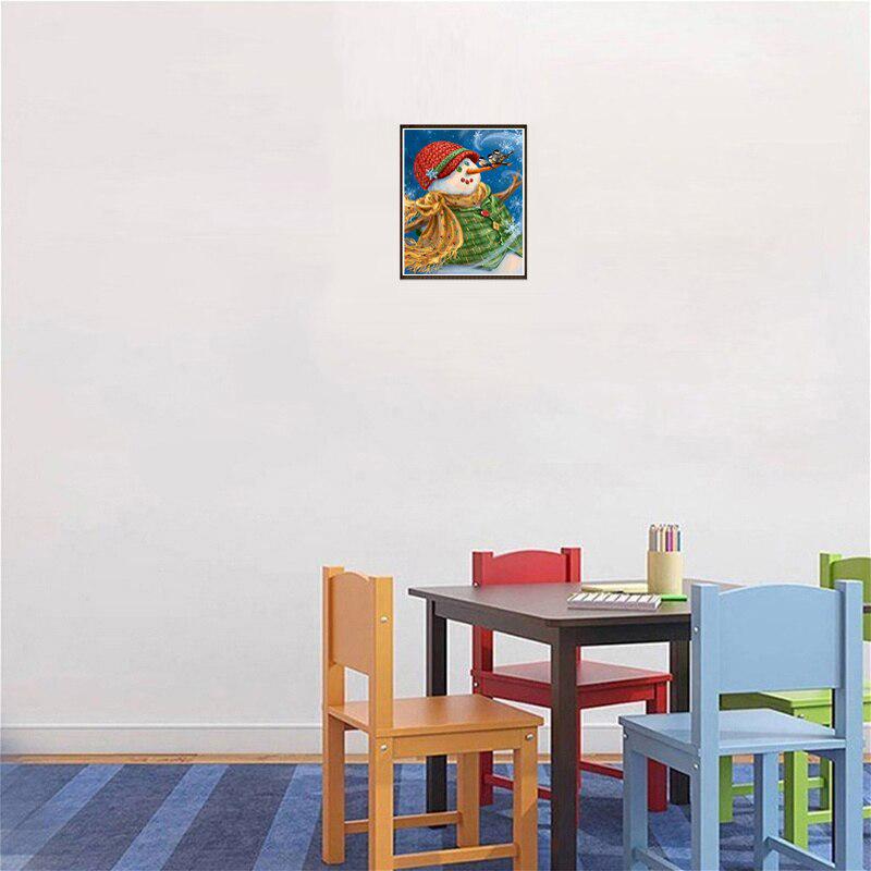 DIY 5D Алмазная картина Рождественский снеговик Алмазная вышивка Крестом