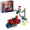 LEGO Super Heroes Spider-Man and Doctor Octopus Bike Chase Toy Present Birthday Block Educational Christmas Boys Girls Children 6 Years Old 7 Years Ol