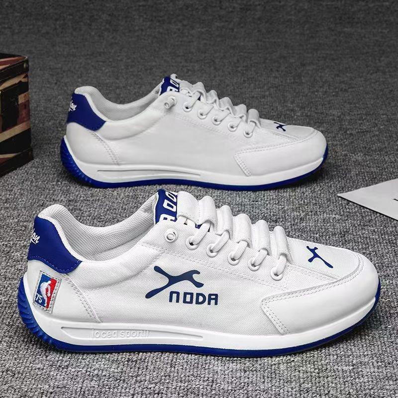 Men's Shoes New Summer Breathable Canvas Shoes Men's Trend Sports Leisure Running Trend Shoes Versatile White Shoes