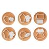 Funny Dessert Molds Celebration Cookie Stamp Safe and Convenient Molds Set for Family Student and Kid Creativity