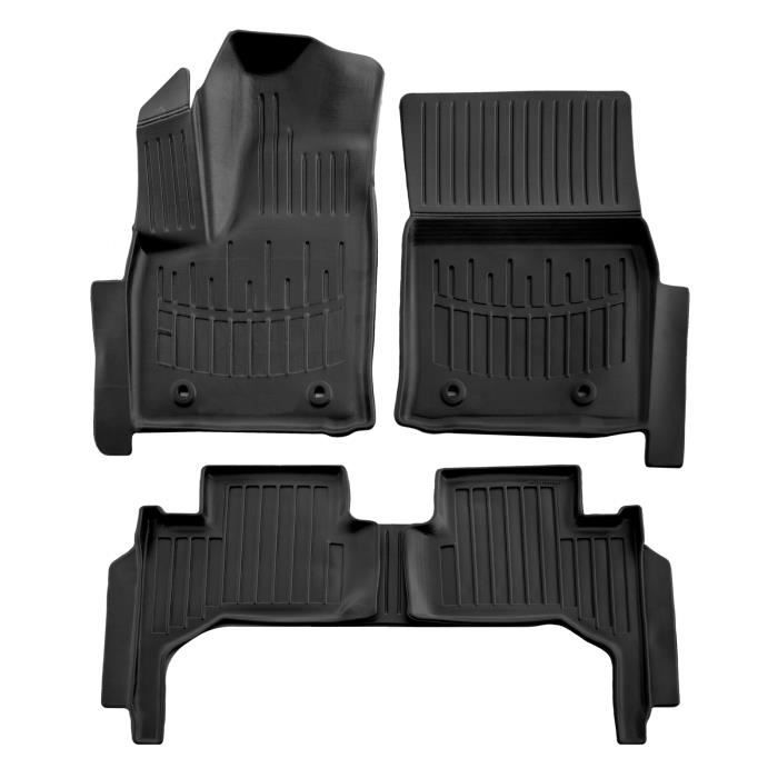 Tapis De Sol 3D - SCOUTT - Toyota Land Cruiser 300 - Caoutchouc Premium - Résistant À L'eau - Sur Mesure