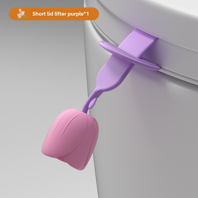 Креативная ручка-подъемник крышки унитаза с защитой от грязи