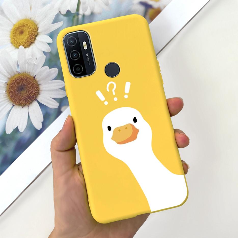 For Oppo A53 A53s Case Cute Fashion Cartoon Painted Cover Soft TPU Phone Case For Oppo A53s A 53 s OppoA53 s Fundas Coque Bumper