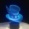Factory Dropshipping ODM Rechargeable Touch Switch Dog Arylic Panel Box Table Night Lamp  16 Colors Change 3D LED Light