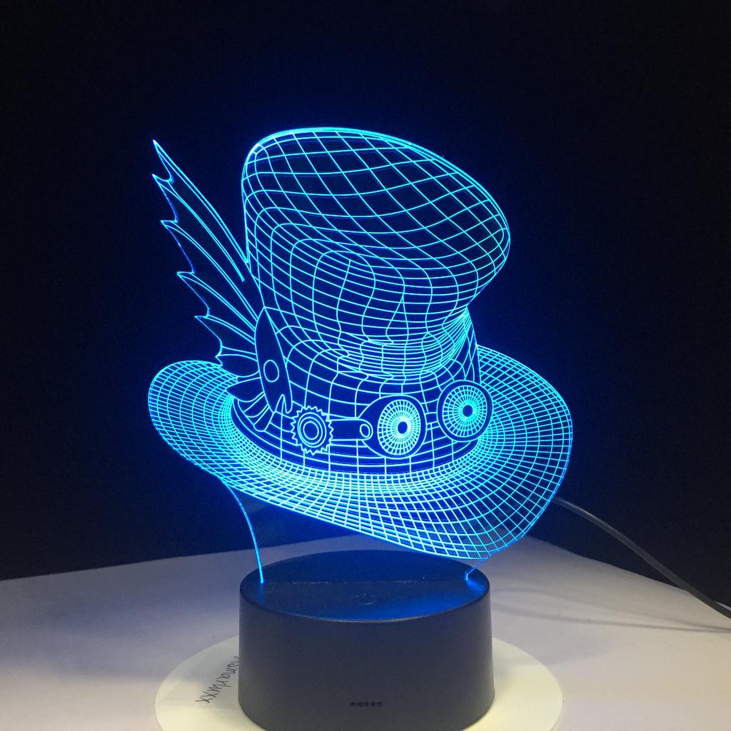 Factory Dropshipping ODM Rechargeable Touch Switch Dog Arylic Panel Box Table Night Lamp 16 Colors Change 3D LED Light