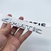 3D Flat Font Chrome Black Letters GLE350e GLE500e GLE350de 4Matic ABS Emblem for Mercedes Benz W166 V167 Car Trunk Logo Sticker AK262Y