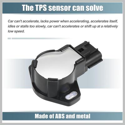 Датчик положения дроссельной заслонки TPS для Toyota Pickup MR2 Celica Tercel Camry 4Runner Previa T100 для Lexus ES250 для Chevrolet Nova 89452-12040 ABS Черный
