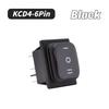 KCD4 Waterproof Sealed Rocker Switch 6Pins Heavy Duty DPDT Momentary 16A 250VAC 12V 220V with Lamp Rocker Switch Power Button