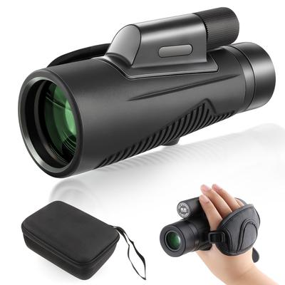 Монокуляр ToopMount 12x50 ED с зеленым 23-мм широкоугольным объективом, четкий BAK4 FMC High для улицы и концертов, пленка, апертура, вид, крышка, вид, компактный,