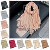 Soft Voile Print Hijab Elegant Premium Voile Scarf Trendy Headscarf  for Women
