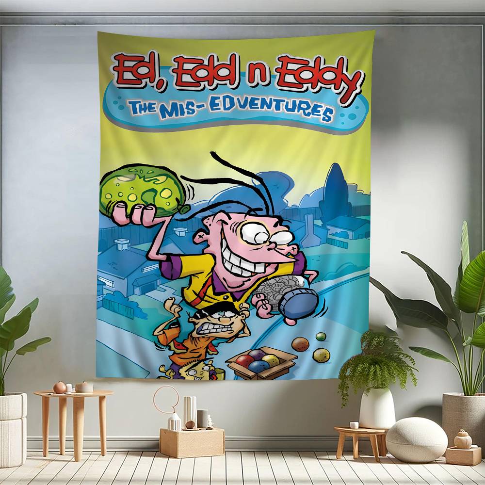 Мультяшный EEd Edd N Eddy Аниме Принт Большой Настенный Гобелен Дешевый Хиппи Настенное Полотно Богемные Настенные Гобелены Мандала Домашний Декор