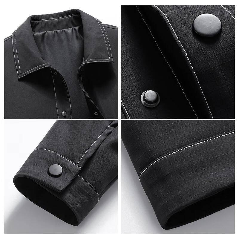 ROMON Men's Casual Commuter Lapel Jacket