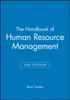 The The Handbook of Human Resource Management Book