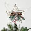 Christmas Tree Top Five-pointed Star Golden Tree Top Star (C Model) / 64.5G / Pcs