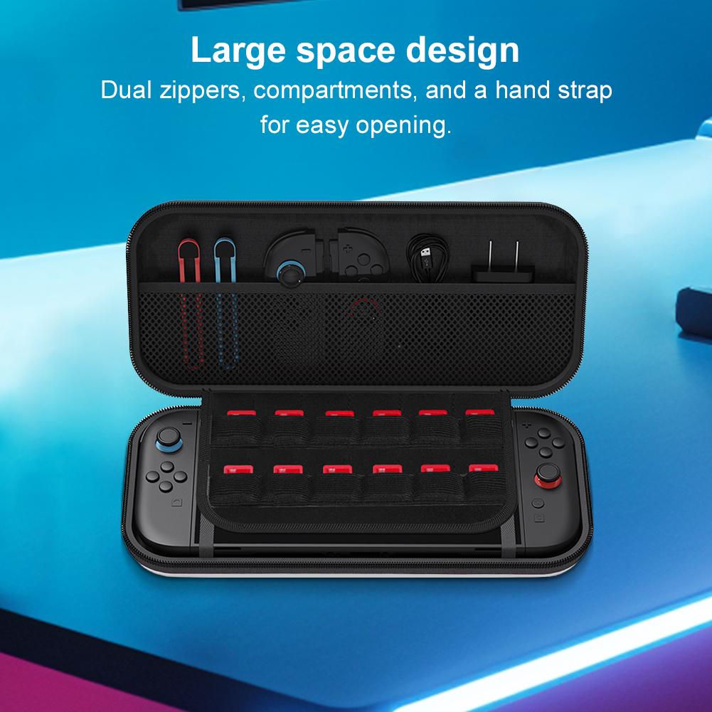 EVA Hard Shell Portable Storage Bag For Nintendo Switch 2 Gaming Console Travel Storage Pouch Protective Case Game Accessories