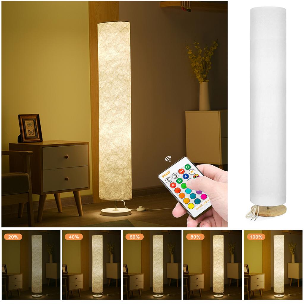 AC110-220V 14W Soft Fabric LEDs Floor Lamp Standing Light E27 Base Socket Holder Foot Pedal Switch