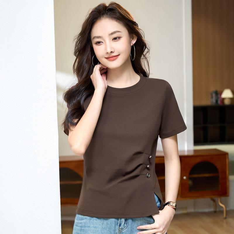 Летняя женская футболка Hundred Slim с коротким рукавом