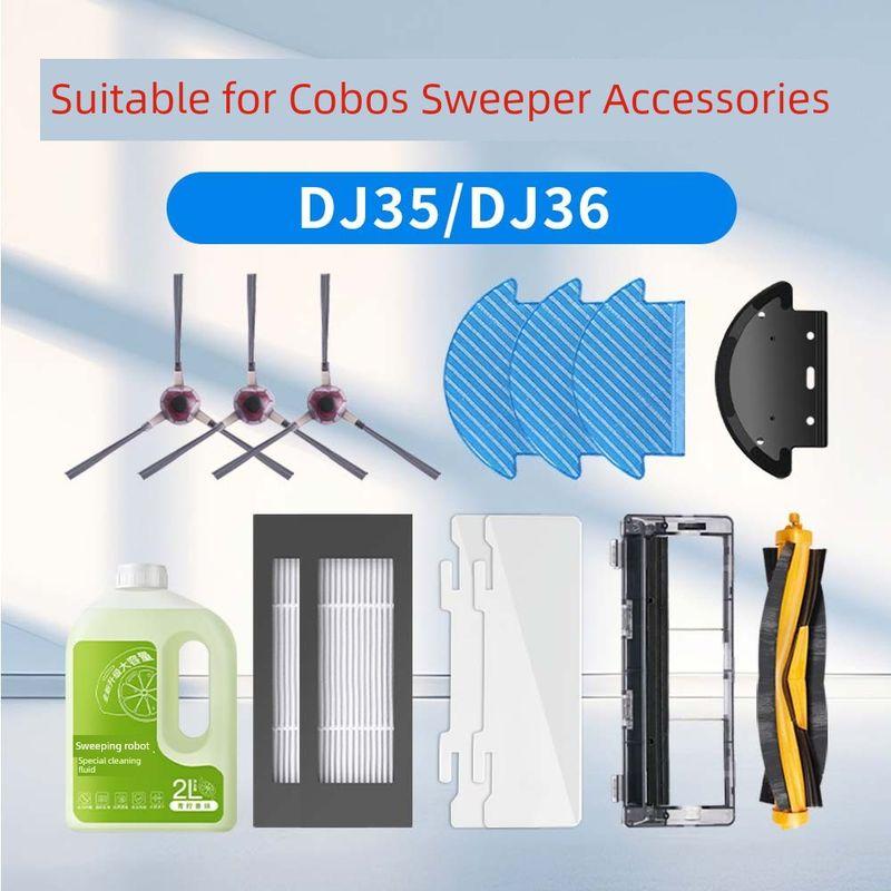 Applicable to Ecovacs Dj35 Sweeping Robot Accessories Dj36 Rag Side Brush Rolling Brush Filter Screen Cleaning Solution