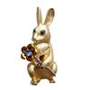 [R8522] - Golden 'Rabbit' Designer Brooch - 50x20 Mm