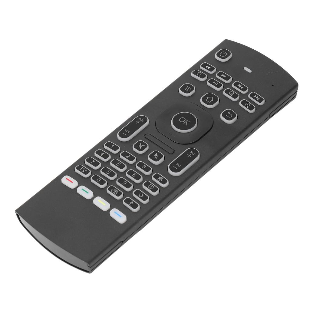Universal TV Remote Wireless Keyboard Fly Mouse with Motion Sensing Voice Search IR Learning for Android TV Box PC