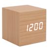 LED Wood Clock Multifunctional Large Display 3 Brightness Eye Protection Portable Smart LED Digital Clock for Office