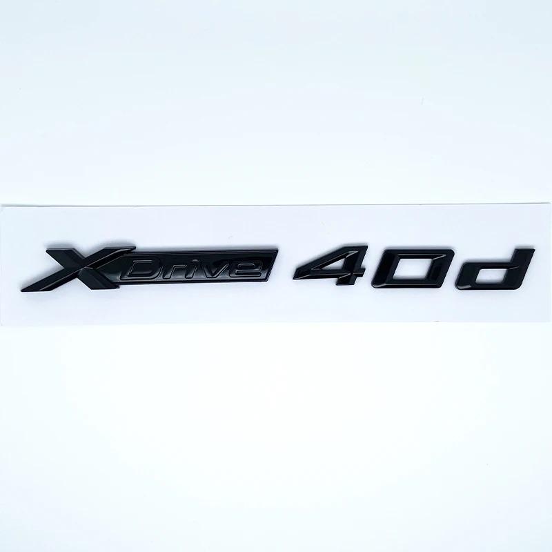 Наклейка-эмблема на автомобиль 3D ABS Глянцевый Черный Серебристый XDrive 40i 40d 45i 45d 48i 48d Для BMW X1 X2 X3 X4 X5 X6 X7 GT