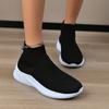 Fashion Women's Sneakers Flat Bottom Breathable High Quality Lightweight Socks Shoes Sleeve Mouth One Foot Stirrup Casual Shoes