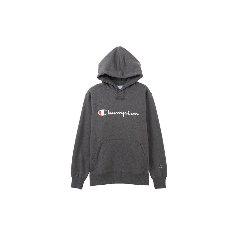 Champion Sweatshirt Japan Version Unisex Charcoal Gray C3-Q107-089