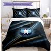 Lazio FC Printed 3PCS Bedding Set Breathable Duvet Cover with Pillowcases Decorative Bed Linen for Bedroom Home