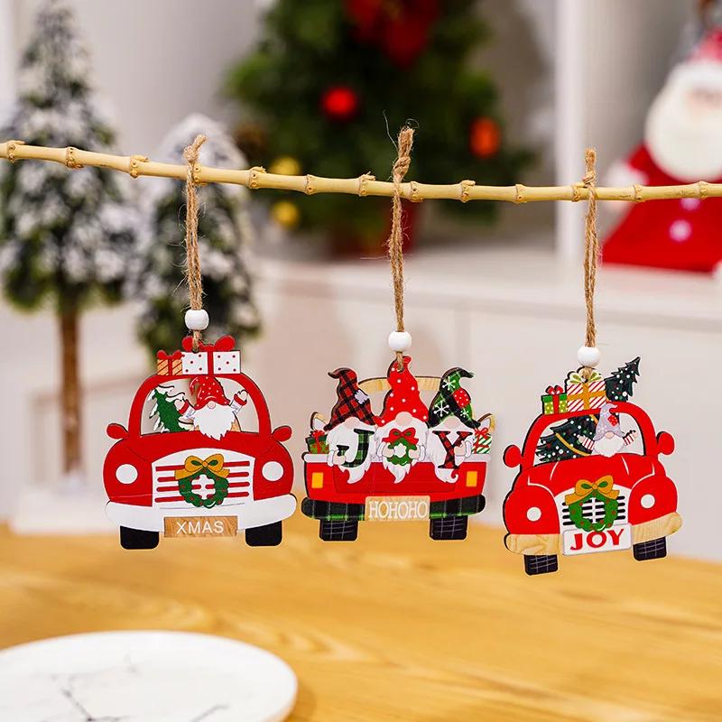Christmas 2025 New Decoration Wooden Tabletop Standing Ornaments Welcome Xmas Noel Wood Sign Merry Christmas Decor For Home