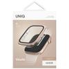 Etui do Apple Watch Series 10 UNIQ Szkło hartowane Różowo-złoty