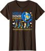 World Down Syndrome Day Awareness Cute Present Lover Ladies' Crewneck T-Shirt