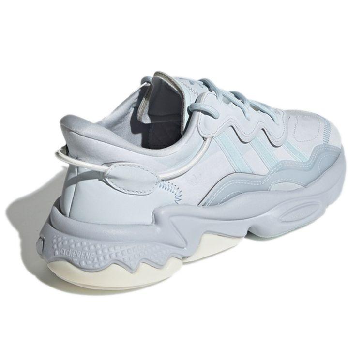 Adidas Originals Ozweego Сетка Повседневные Амортизирующие Нескользящие Прочные Низкие Спортивные Кроссовки Женские Синие GY1037